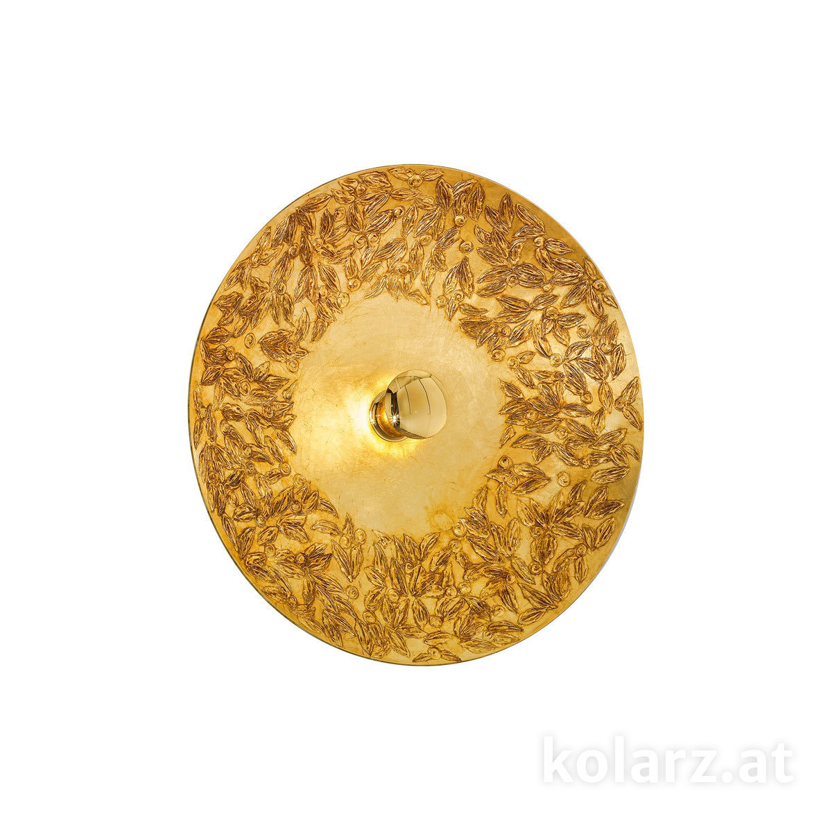 KOLARZ-Austrolux LeuchtenDuvar lambası LUNA, Altın 24K, Liberta Altın/Beyaz Ç 54 cm, duvardan çıkıntı 20 cm, 1 ampullü, E27, 100 W