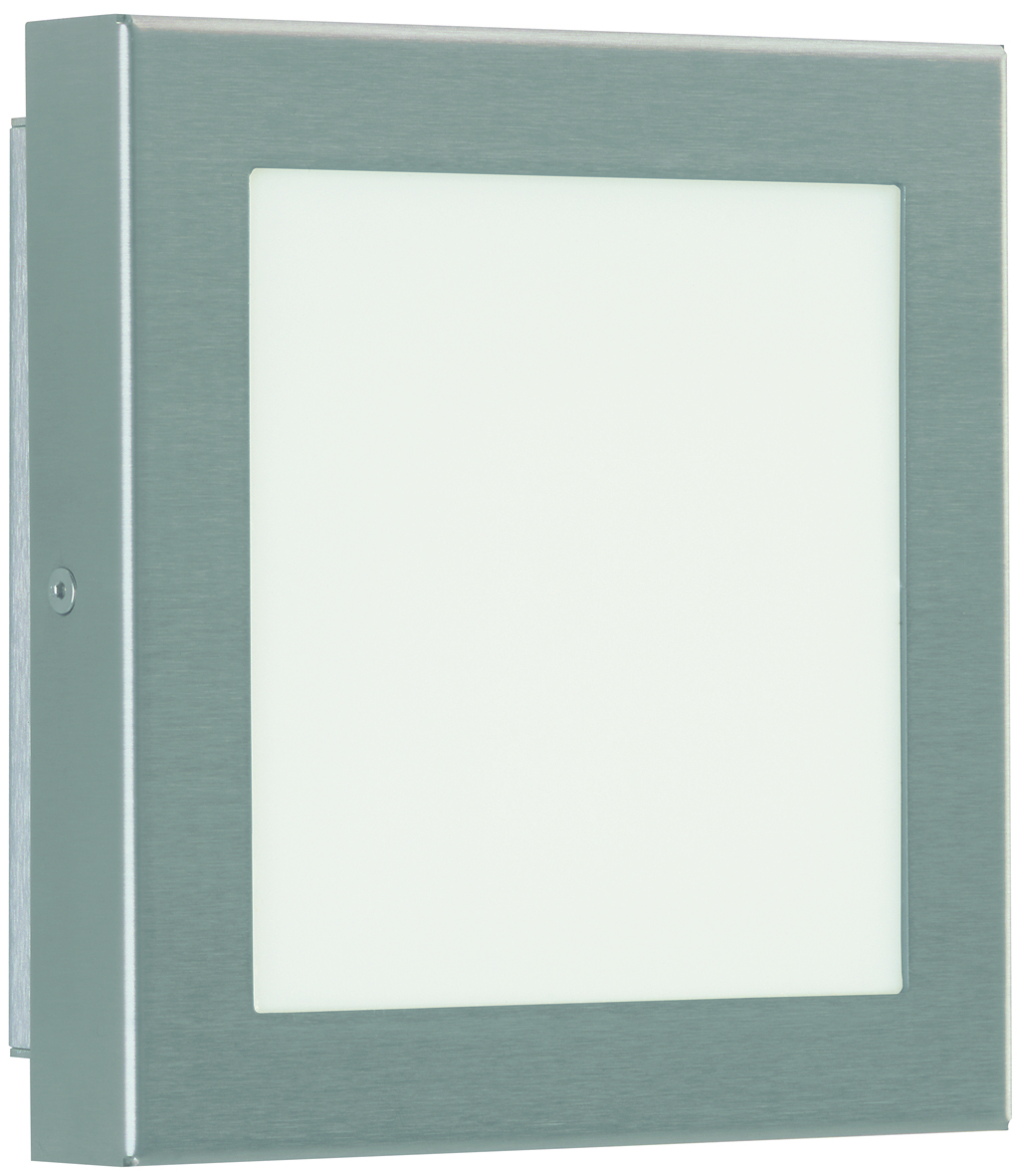 Albert LeuchtenDuvar ve tavan lambası Tip No. 6352 - paslanmaz çelik, 1 x LED 8 W, 880 lm ile