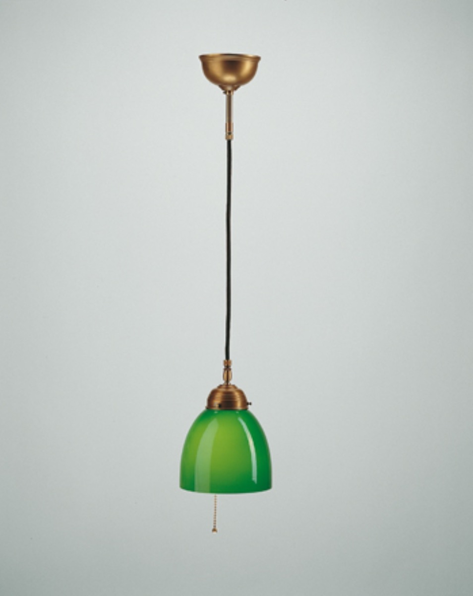 Berliner MessinglampenKablolu sarkıt Arcadia, tavan rozeti ile