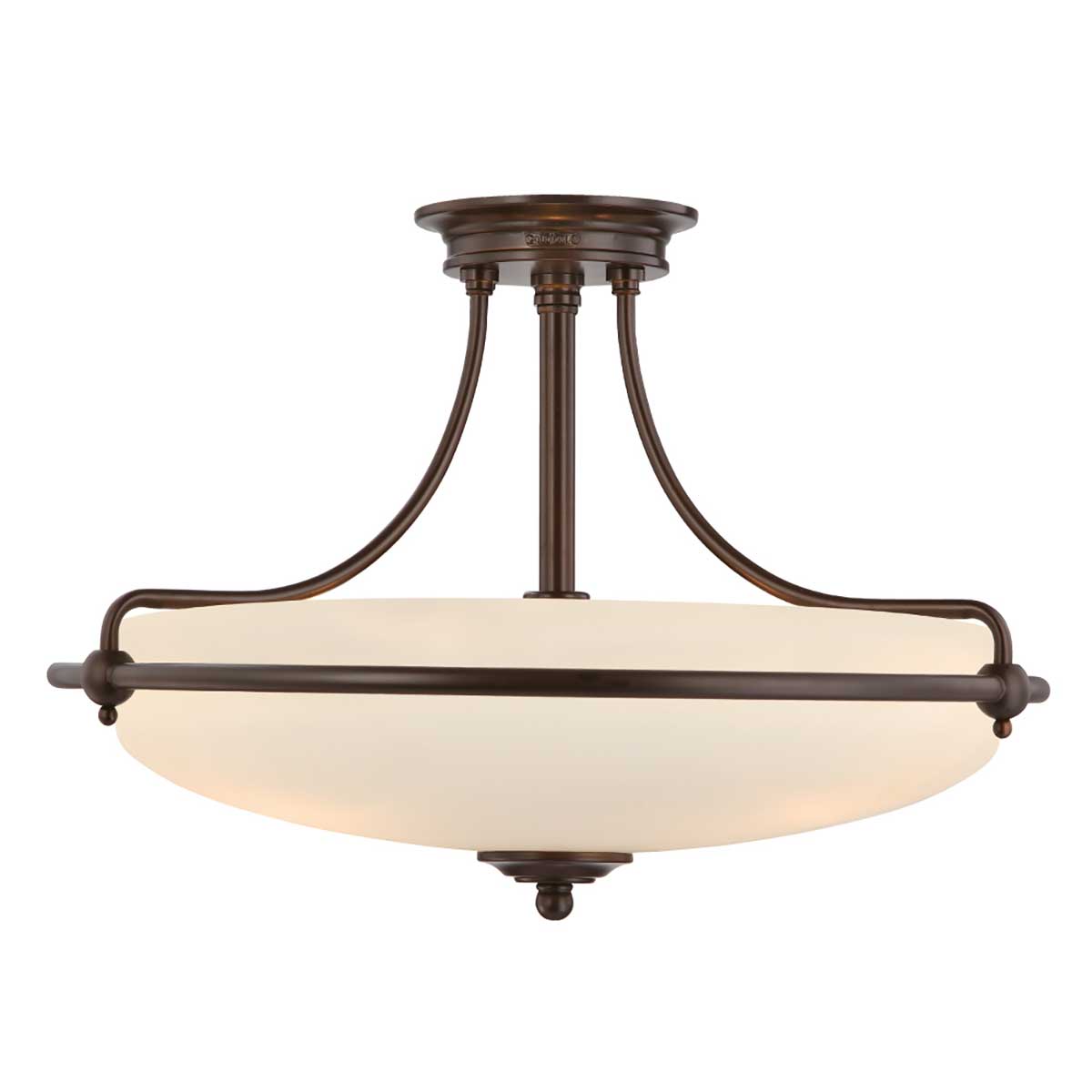 ElsteadGriffin 4 Işıklı Yarı Sıva Montaj - Palladian Bronz