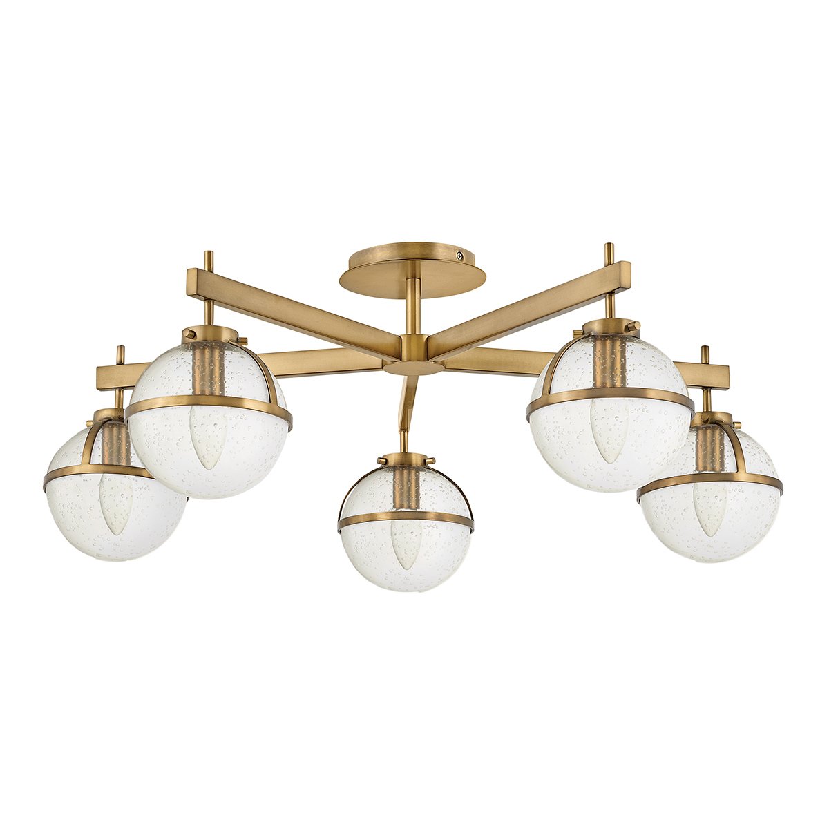 ElsteadHollis 5 Işıklı Yarı Sıva Montaj - Heritage Brass