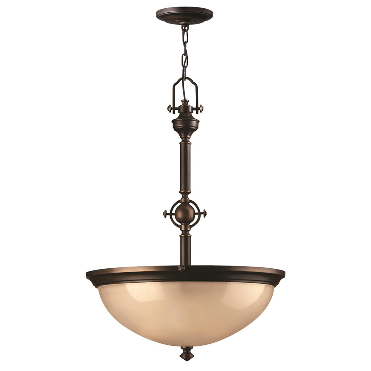 Elstead - HK-MAYFLOWER-P-C - Mayflower 3 Işıklı Sarkıt - Eski Bronz