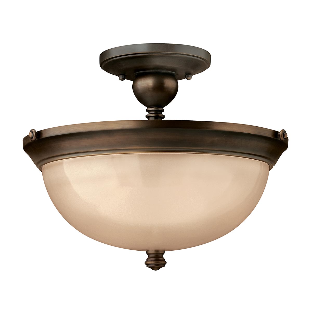 ElsteadMayflower 3 Işıklı Yarı Sıva Montaj - Olde Bronze