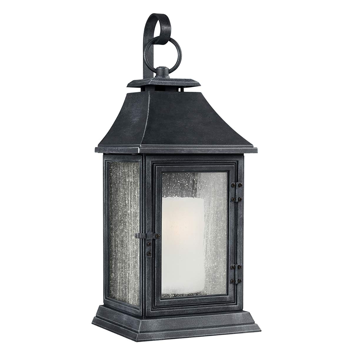 Elstead - FE-SHEPHERD-2XL - Shepherd 1 Işıklı Ekstra Büyük Duvar Feneri - Koyu Eskitilmiş Çinko