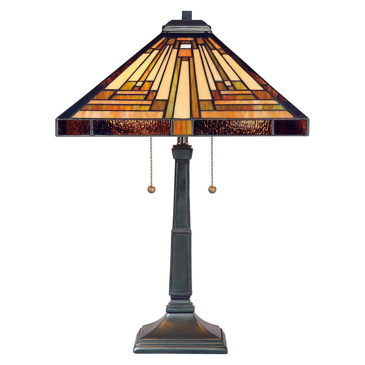 Elstead - QZ-STEPHEN-TL - Stephen 2 Işıklı Masa Lambası - Vintage Bronz