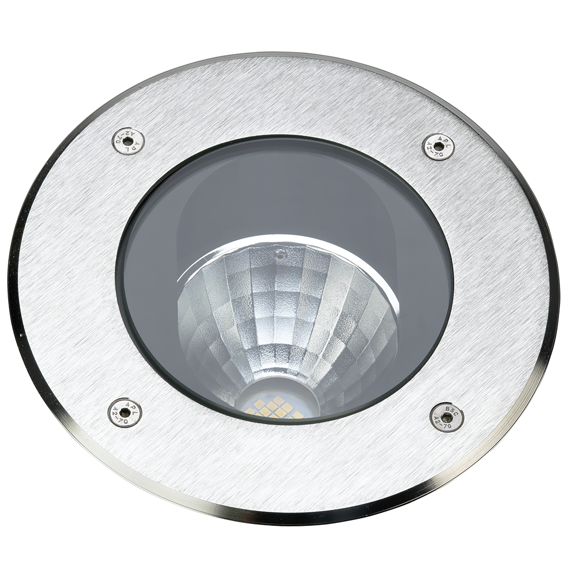 Albert LeuchtenToprak gömme spot Tip No. 2326 - ayarlanabilir - paslanmaz çelik, 1 x LED 10 W ile