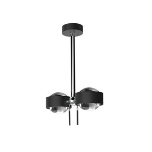 Puk Mini Side Twin - LED / siyah mat / krom / 404