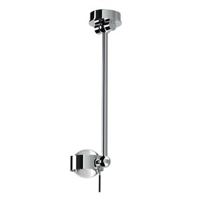 Puk Mini Wing Single - LED / krom / 600