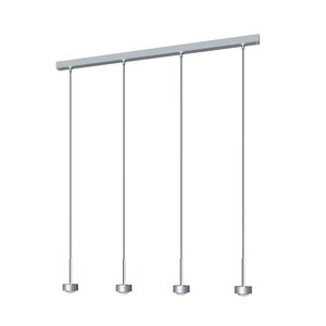 Puk Mini Choice Long One - LED / mat krom / 1250