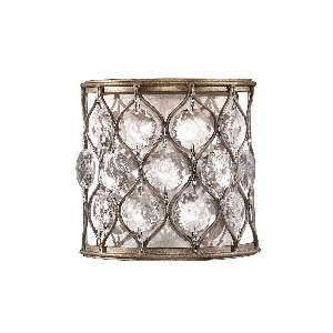 Lucia 1 Wandleuchte - Brüniertes Silber von Elstead