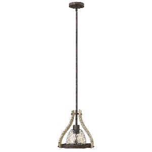 Middlefield 1 Light Mini Pendant - Iron Rust von Elstead