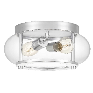 Trilogy 2 Light Flush - Chrom poliert von Elstead