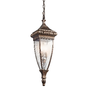 Venetian Rain 2 Işık Zincirli Fener - Fırçalanmış Bronz von Elstead