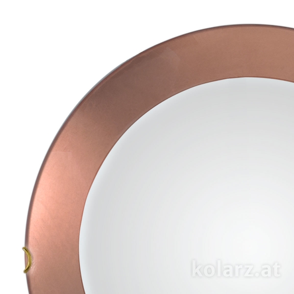 Tavan lambası MOON, yaprak bakır, yaprak bakır Ç 50 cm, yükseklik 9 cm, 3 kollu, E27, 60 W der Firma KOLARZ-Austrolux Leuchten