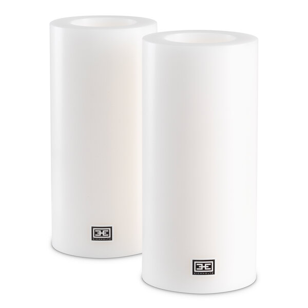 Yapay mum ø 10 x Y. 21 cm 2'li set der Firma Eichholtz