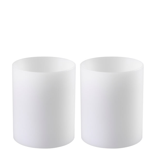 Yapay mum derin ø 10 x Y. 12 cm 2'li set der Firma Eichholtz