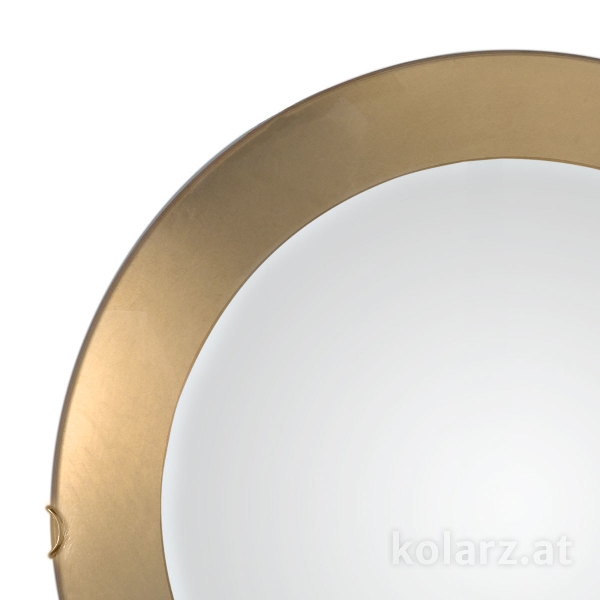 Tavan lambası MOON, 24K Altın, varak altın D 40 cm, yükseklik 9 cm, 2 kollu, E27, 60 W der Firma KOLARZ-Austrolux Leuchten